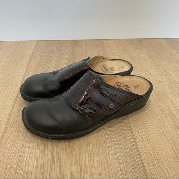 FINN COMFORT AUSSEE SOFT Black Napa / Croc - Picture 5 of 6